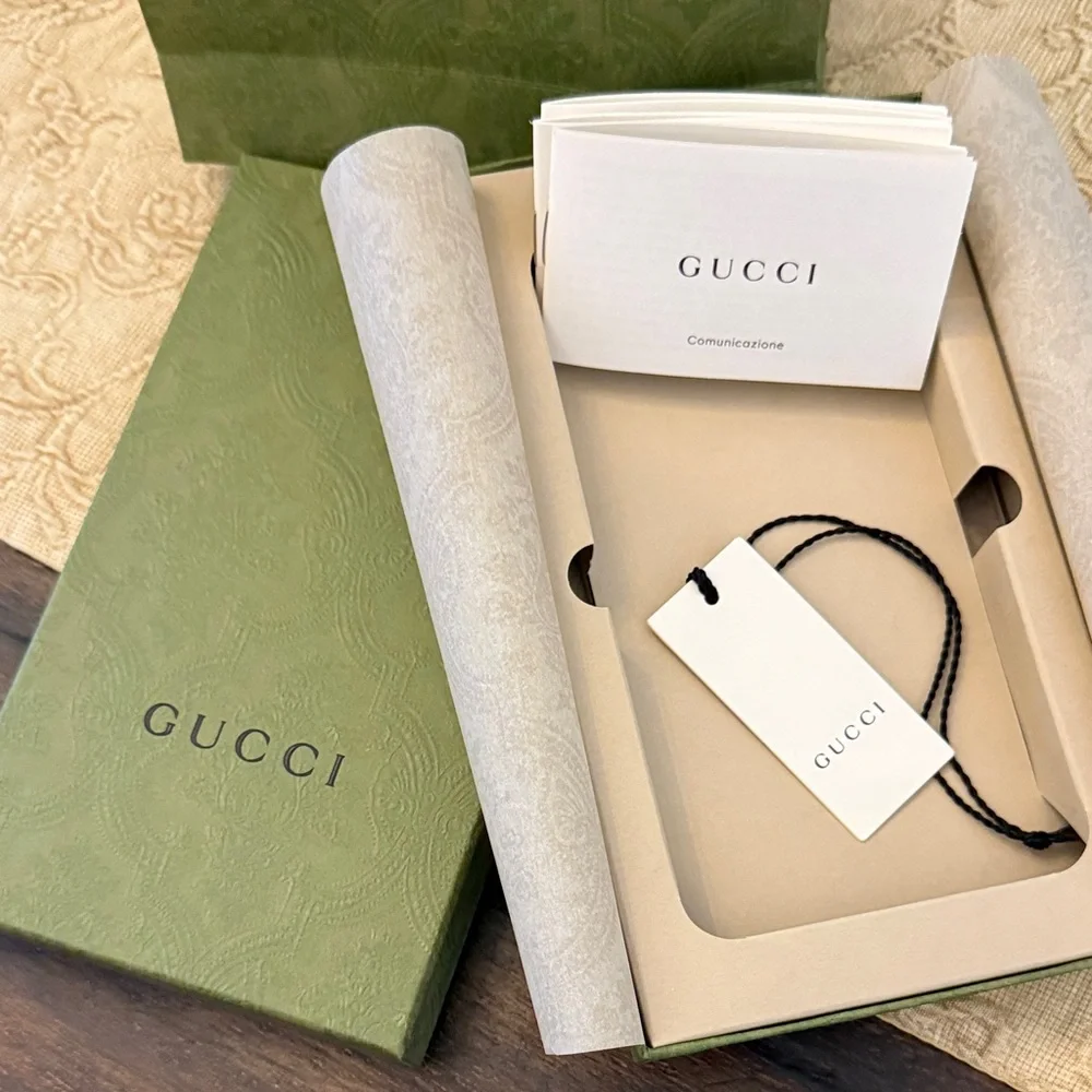 Gucci Monogram Tan iPhone Case - Picture 2 of 11